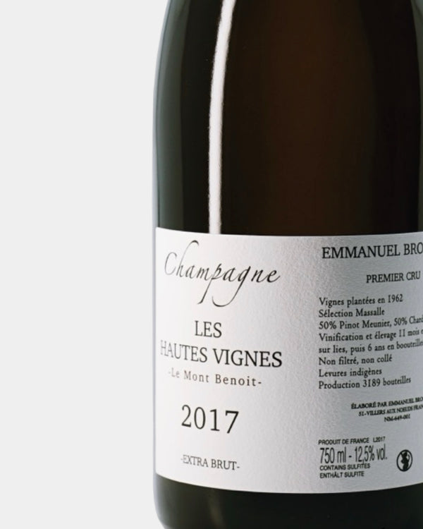 EMMANUEL BROCHET  LES HAUTES VIGNES LE MONT BENOIT 2017